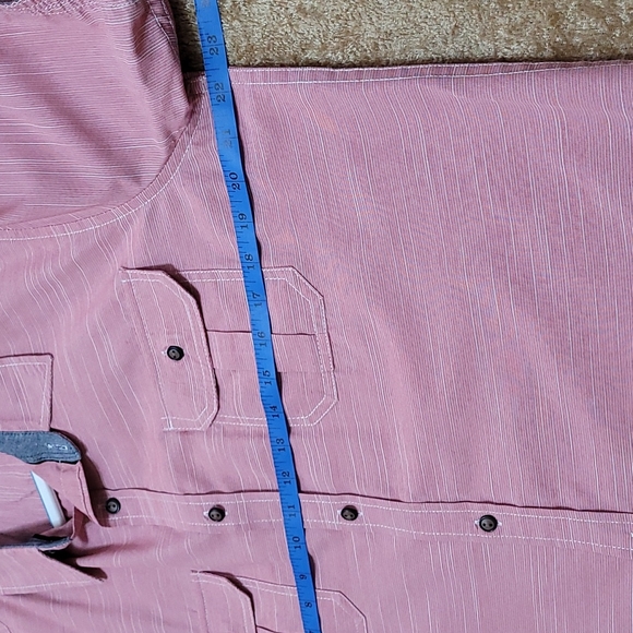 Pink Short Sleeve Button-up Shirt - Picture 7 of 7